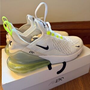 Women's Air Max 270 White/Black-Light
Bone Running Sneakers AH6789-108 Size 8.5